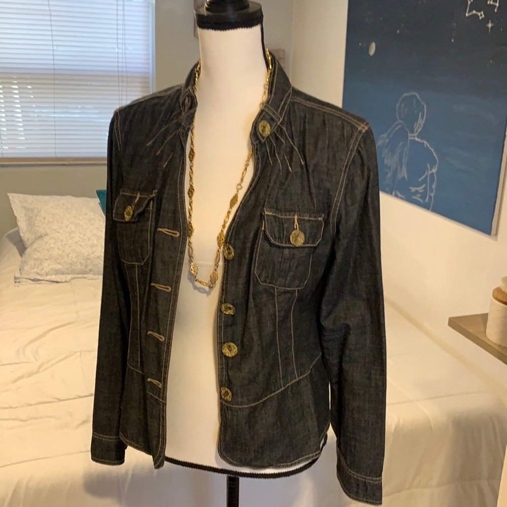 Live a Litte dark denim women jacket